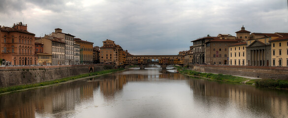 Ponte Vecchio bridge in Florence, Italy