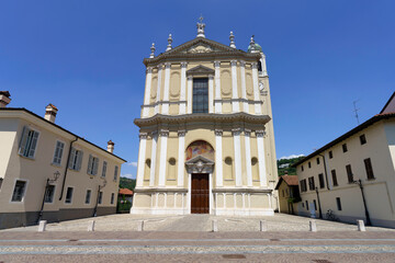 Old church at Coccaglio, Brescia province, Italy