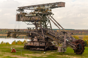 Braunkohlebagger im Museum