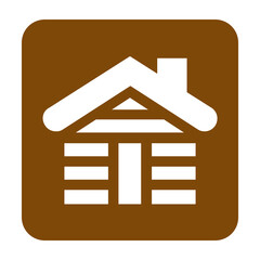 Sleeping shelter recreational sign