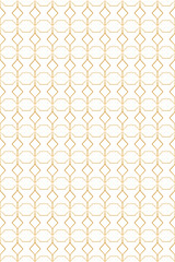 Seamless geometric pattern with gold diamonds and floral elements on a transparent background. Golden vector abstract print design. Background for textiles, fabrics and packaging