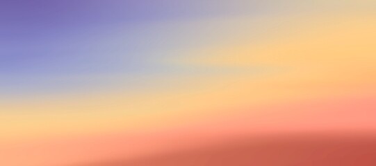 Sunset sky illustration background template.
