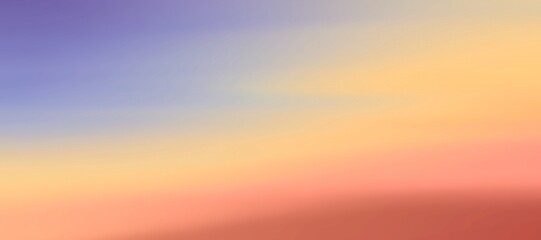 Obraz premium Sunset sky illustration background template.
