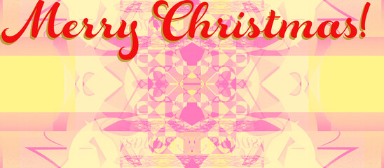 Abstract Christmas card design background image.