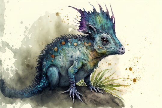 artwork of a charming axoloti animal for a backdrop. Generative AI