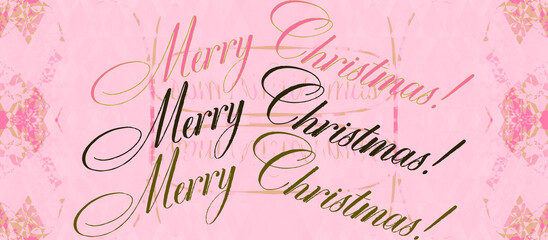 Abstract Christmas card design background image.