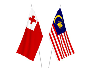 Malaysia and Kingdom of Tonga flags