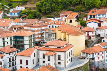 Cudillero, picturesque fishing village in the North of Spain, Asturias, Spain