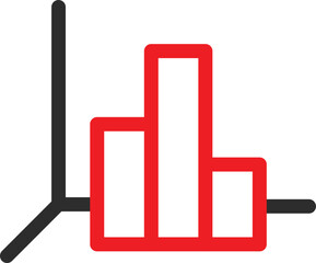 Graph Vector Icon
