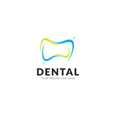 Best Dental Abstract Logo Design Make you smile Dental logo Vector