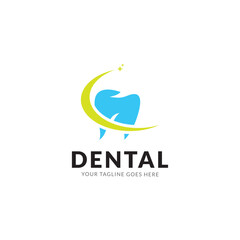 Best Dental Abstract Logo Design Make you smile Dental logo Vector