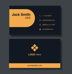 Modern and luxury business card design professional