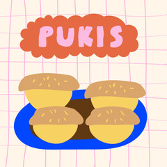 Indonesia Traditional Food (Kue Pukis)