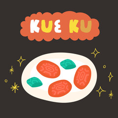 Indonesia Traditional Food (Kue Ku)