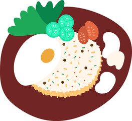 Indonesia Traditional Food (Nasi Goreng)