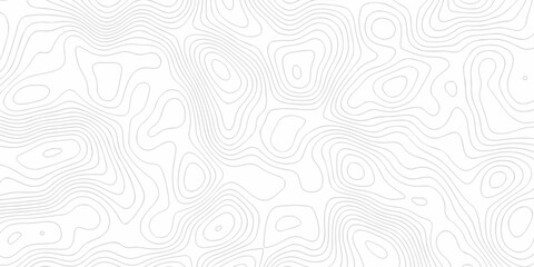 Topographic map. Geographic mountain relief. Abstract lines background. Contour maps. Vector illustration, Topo contour map on white background, Topographic contour lines vector map seamless pattern