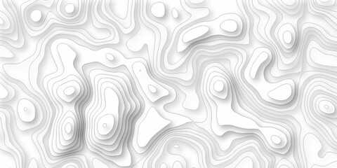 Obraz premium Topographic map. Geographic mountain relief. Abstract lines background. Contour maps. Vector illustration, Topo contour map on white background, Topographic contour lines vector map seamless pattern