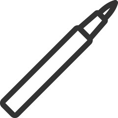 アイライナーアイコンのイラスト