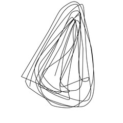 tangled abstract lines	
