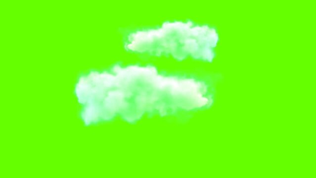 Green screen clouds 