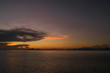 Sea sunset