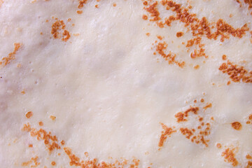 Texture of thin pancake