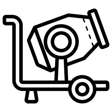 recommend clip art: concrete mixer icon
