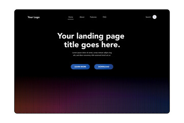 Dotted Landing Page