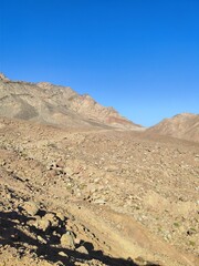 Sinai mountains against clear sky
