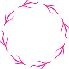 Fototapeta premium Pink frame