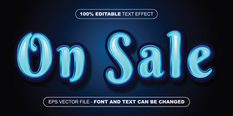 on sale 3d editable text effect