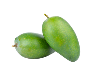 green mango on transparent png