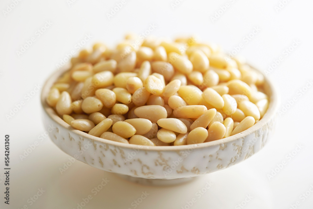 Canvas Prints pine nuts in a bowl