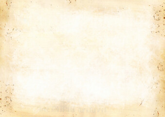 Old retro brown paper with free space for inscriptions. paper with a hole