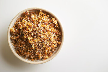 Steak seasoning on a plate