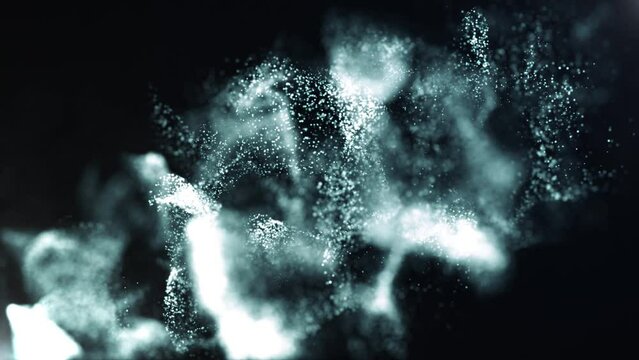 Abstract Flow Particle Loop Background