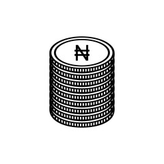 Nigeria Currency Symbol, Nigerian Naira Icon, NGN Sign. Vector Illustration