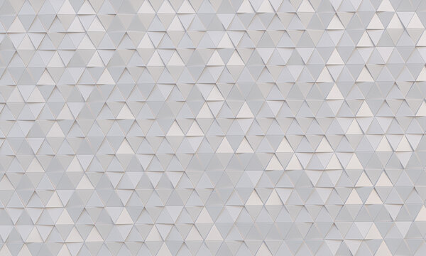 white triangles geometric background.