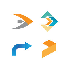 Arrow illustration logo