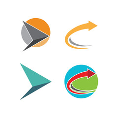 Arrow illustration logo