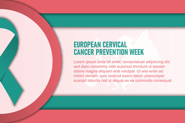 European Cervical Cancer Prevention Week background.