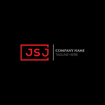JSJ letter logo design on black background. JSJ creative initials letter logo concept. JSJ letter design. JSJ letter design on white background. JSJ logo vector.
