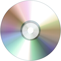 Isolated retro compact disc (CDs), digital video discs (DVD) or CD-ROM. Vintage 90s and 2000s computer technology, music or film media concept graphic or background. 3D illustration. - obrazy, fototapety, plakaty