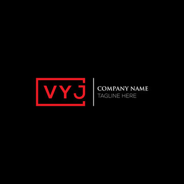 VYJ letter logo design on black background. VYJ creative initials letter logo concept. VYJ letter design. VYJ letter design on white background. VYJ logo vector.
