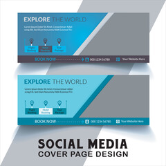 Gym fitness training center social media instagram post facebook cover page timeline web ad banner design template.