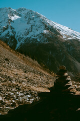 snow covered mountain