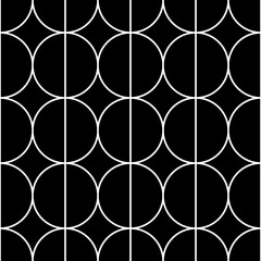 Seamless geometric pattern of halves, circle. Vector stock illustration eps10.