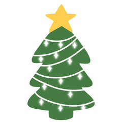 christmas tree decoration with decoration