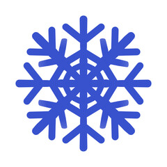 dark blue snowflakes