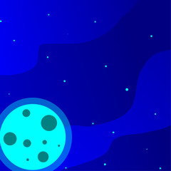 night sky with stars